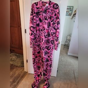 Adult sized footie pajamas